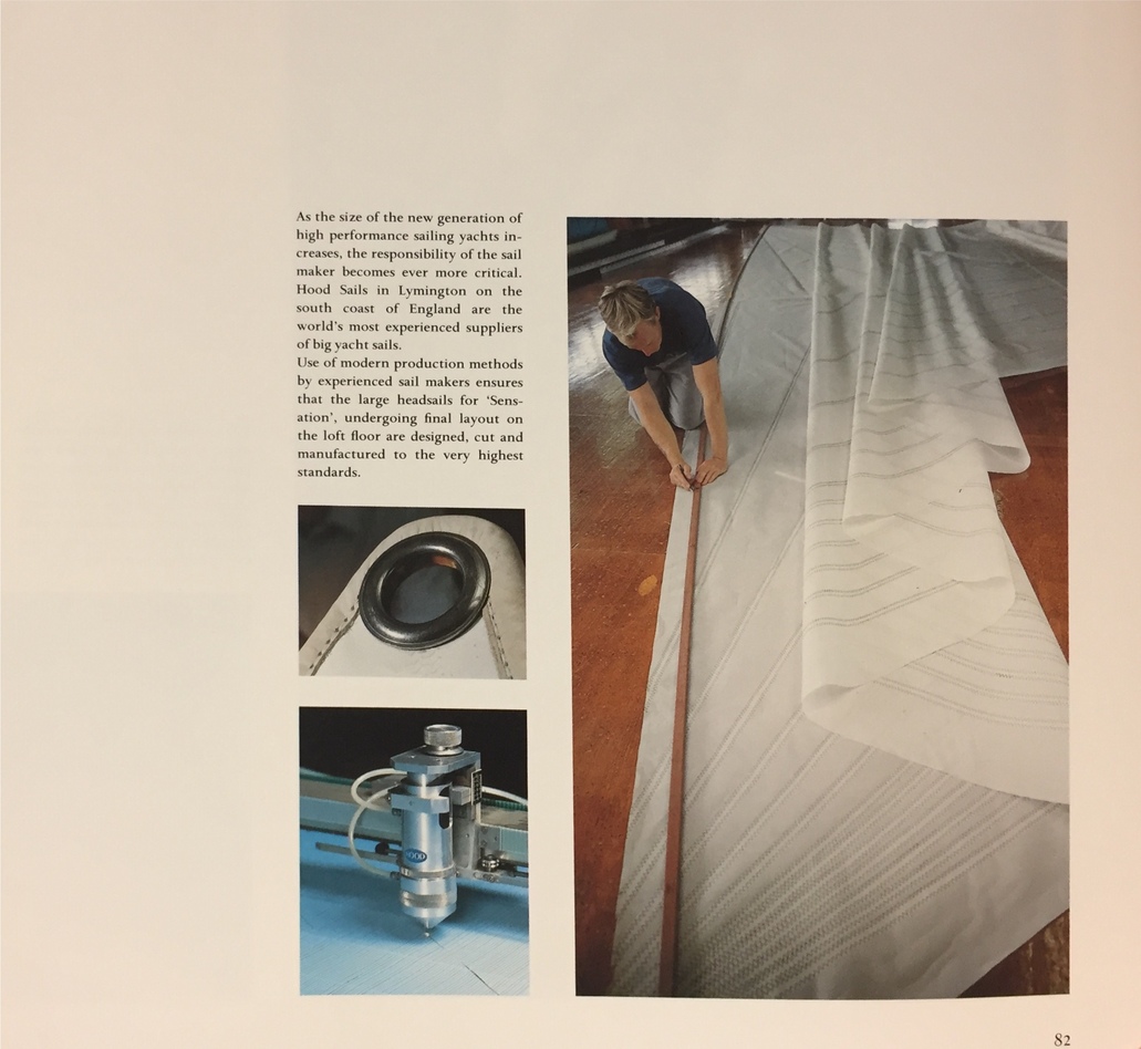 Headsails for ‘Sensation’